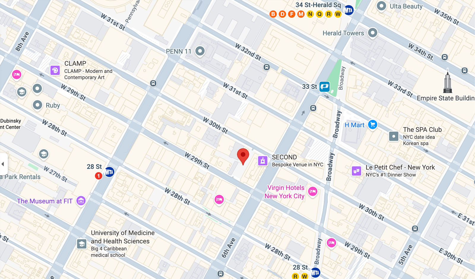 Google Map showing the location of Smart Admissions’ office.
