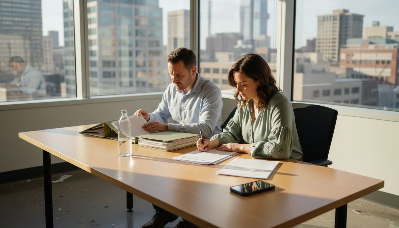 Admissions coordinators reviewing intake workflow