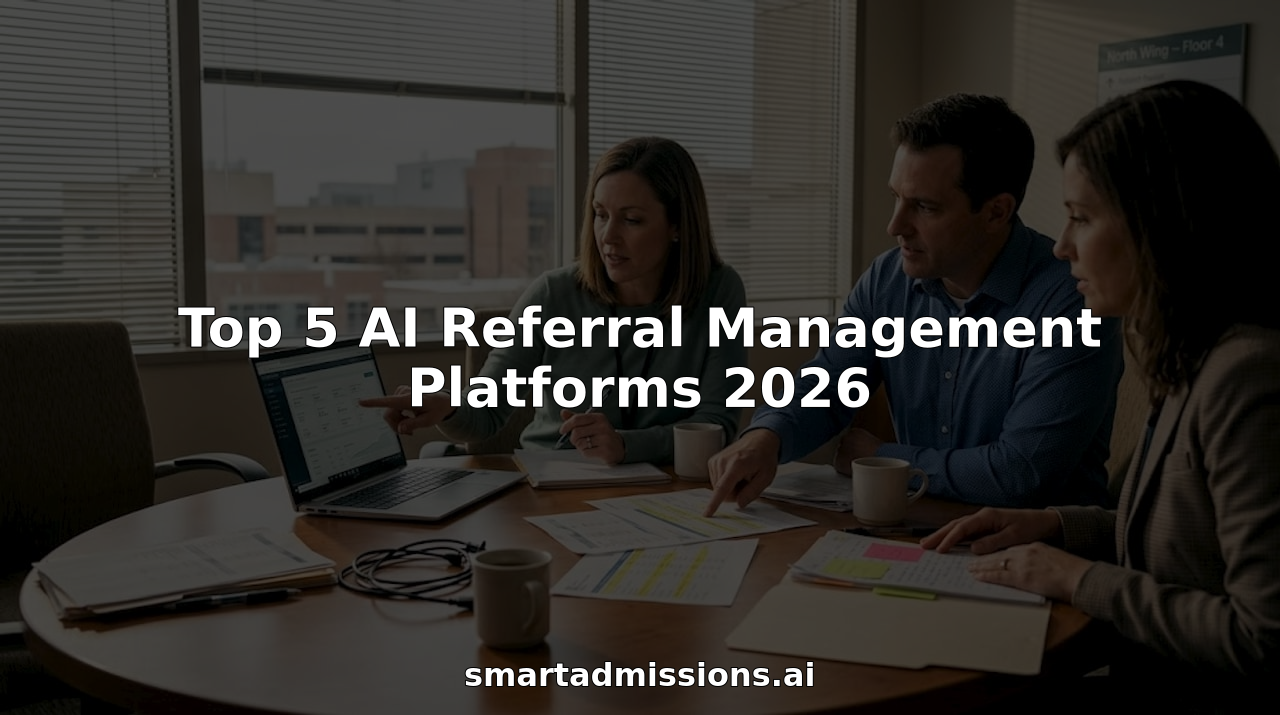 Healthcare admins discuss referral management software