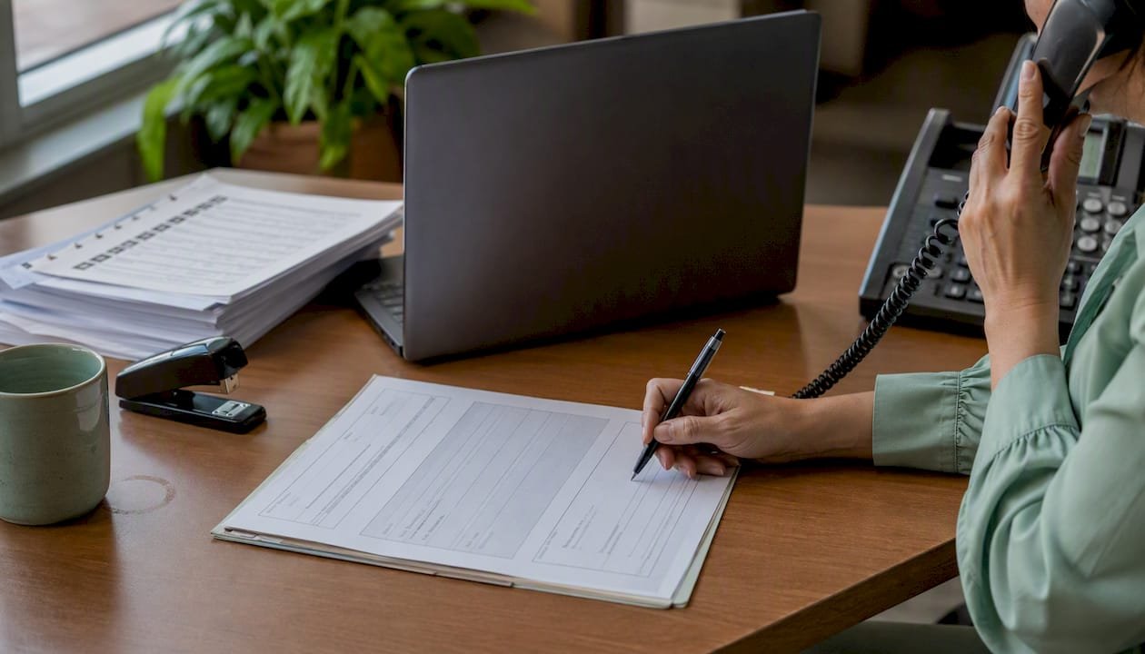 admissions call coordination workstation